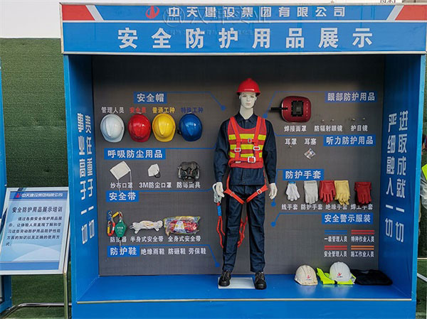 安全防护用品展示